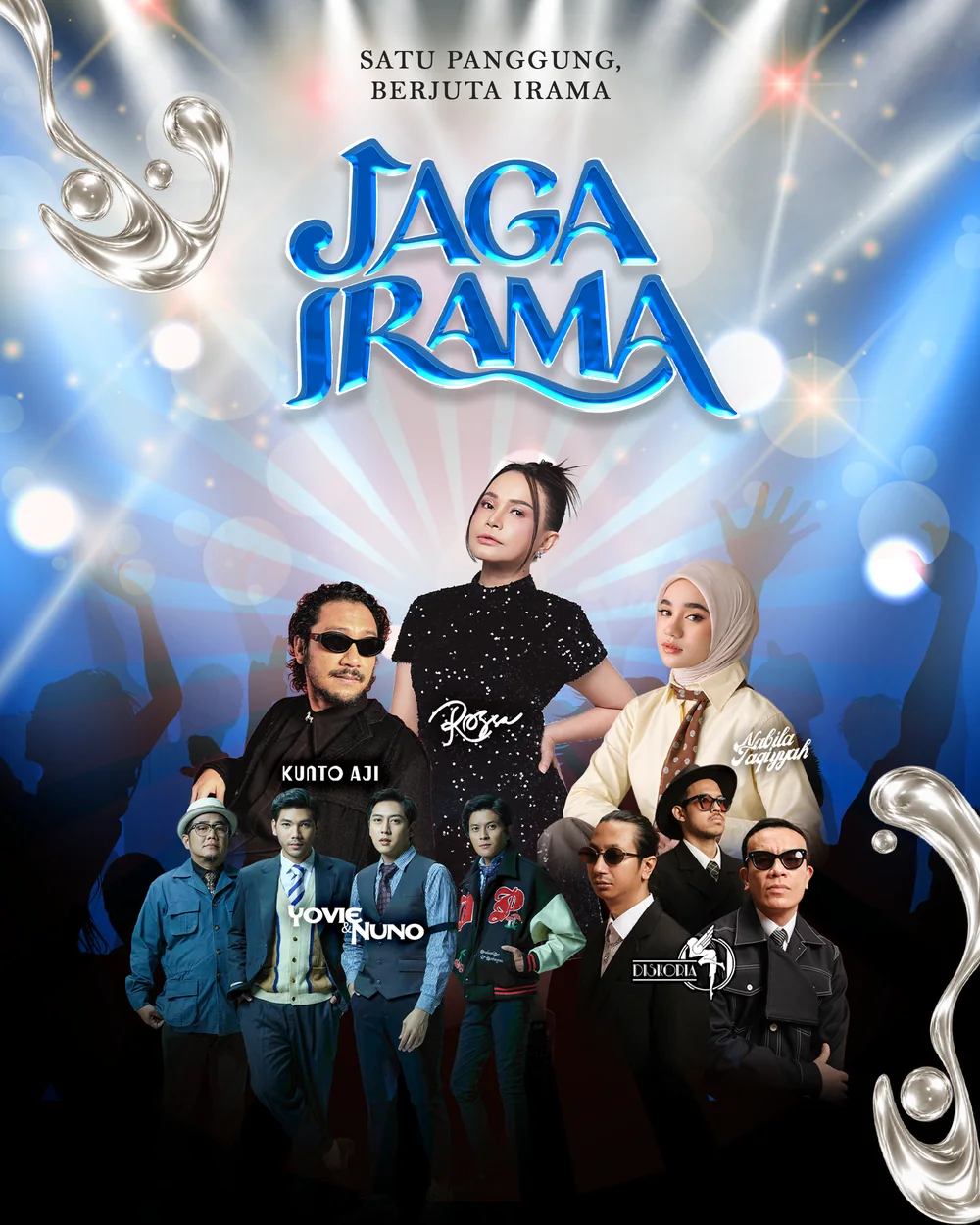 Poster resmi Jaga Irama 2026 dengan lima pengisi acara